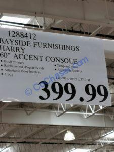 Costco-1288412- Bayside-Furnishing-Harry-60-Accent-Console-tag