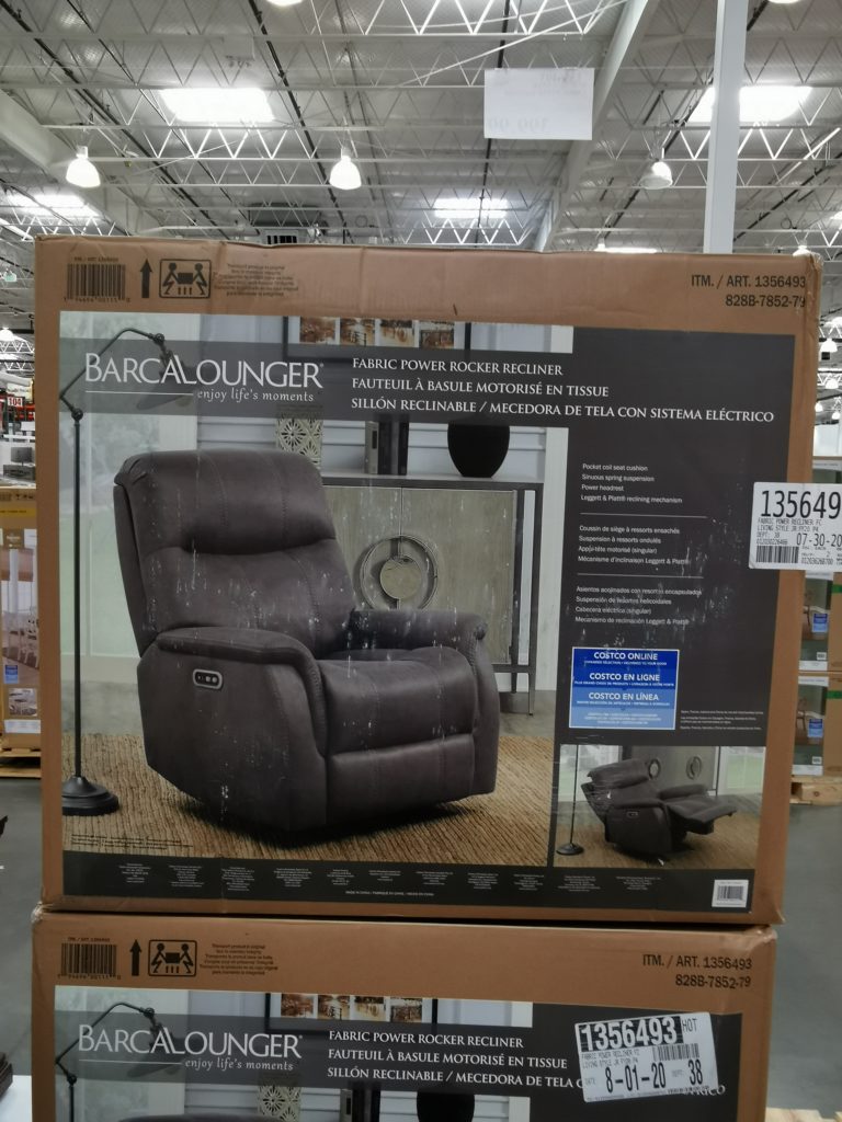 Costco1356493BarcaloungerFabricPowerRecliner1 CostcoChaser