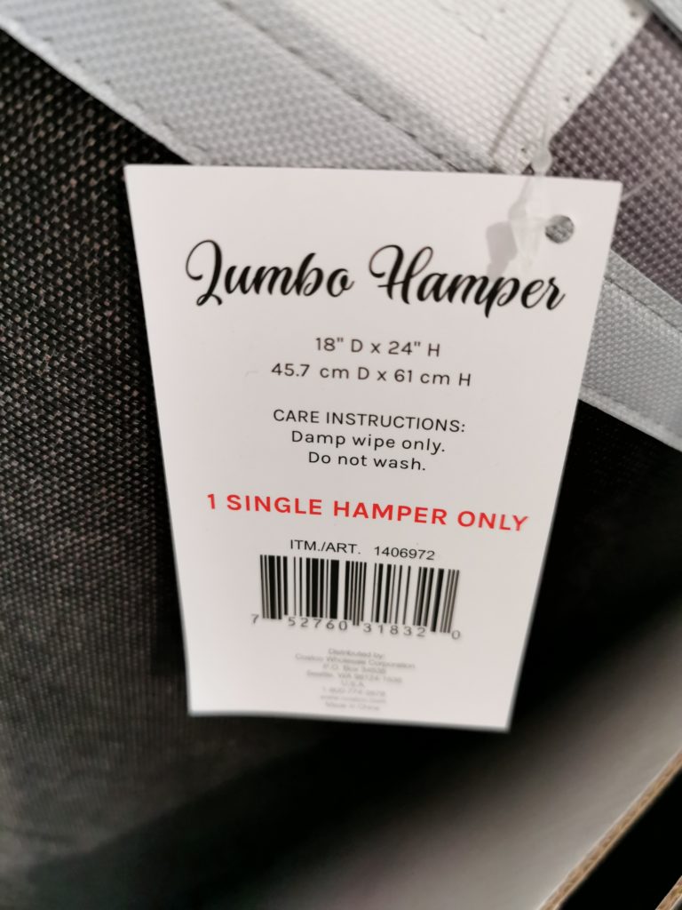 Costco1406972SelfService=Laundry JumboHamperbar CostcoChaser