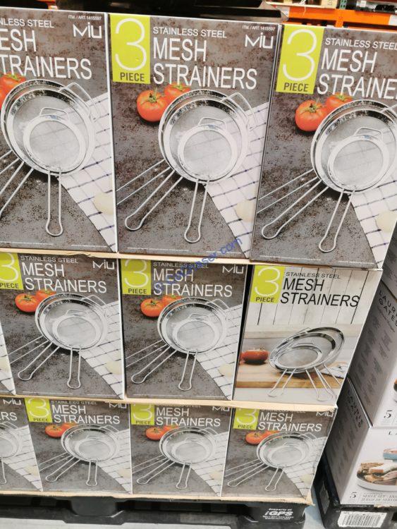 Costco1415597MIU3PCStainlessSteelStrainerSetall CostcoChaser