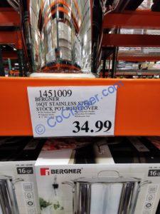 Costco-1451009- Bergner-16QT-Stainless-Steel-Stock-Pot-with-Cover-tag