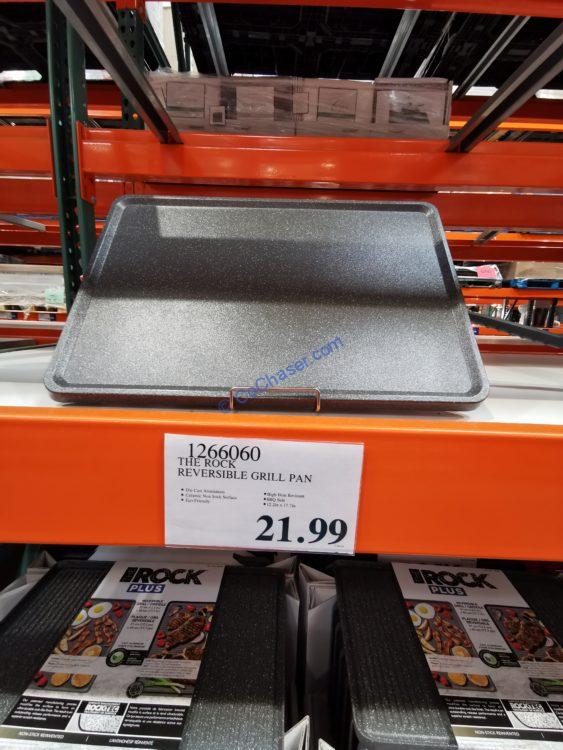 Costco-1266060-The-Rock-Reversible-Grill-Pan-tag