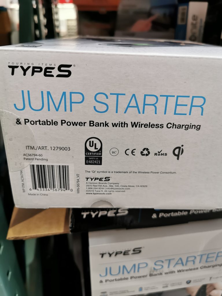 Costco Type S Jump Starter