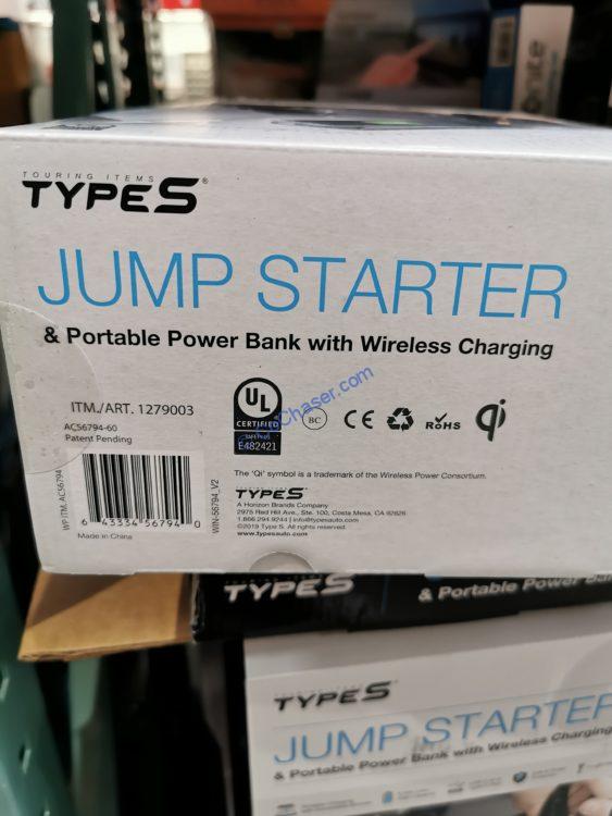 Costco1279003TypeSLithiumJumpStarterwithWirelessChargingPad