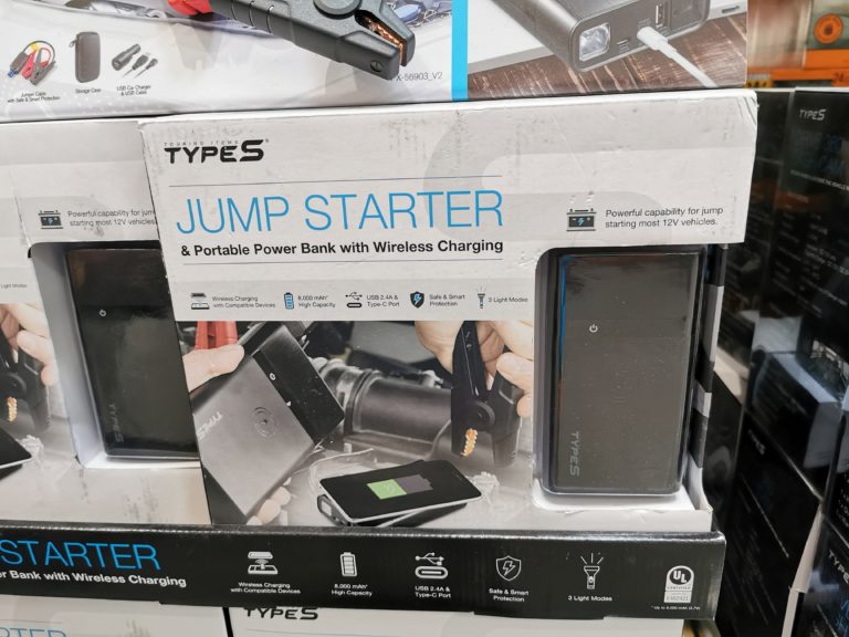 Costco1279003TypeSLithiumJumpStarterwithWirelessChargingPad1