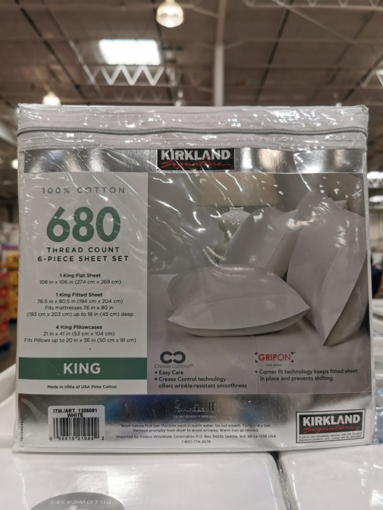 Costco13060901306091KirklandSignature6PieceSheetSe CostcoChaser