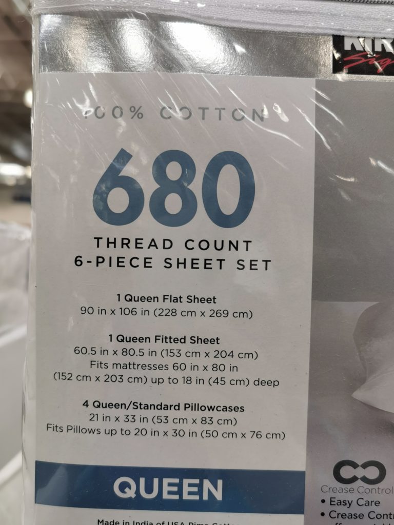 Costco13060901306091KirklandSignature6PieceSheetSe8 CostcoChaser