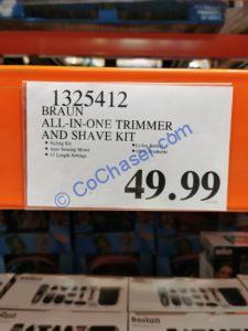 Costco-1325412-Braun-10-in-1-Trimmer- Shaver-Kit-tag