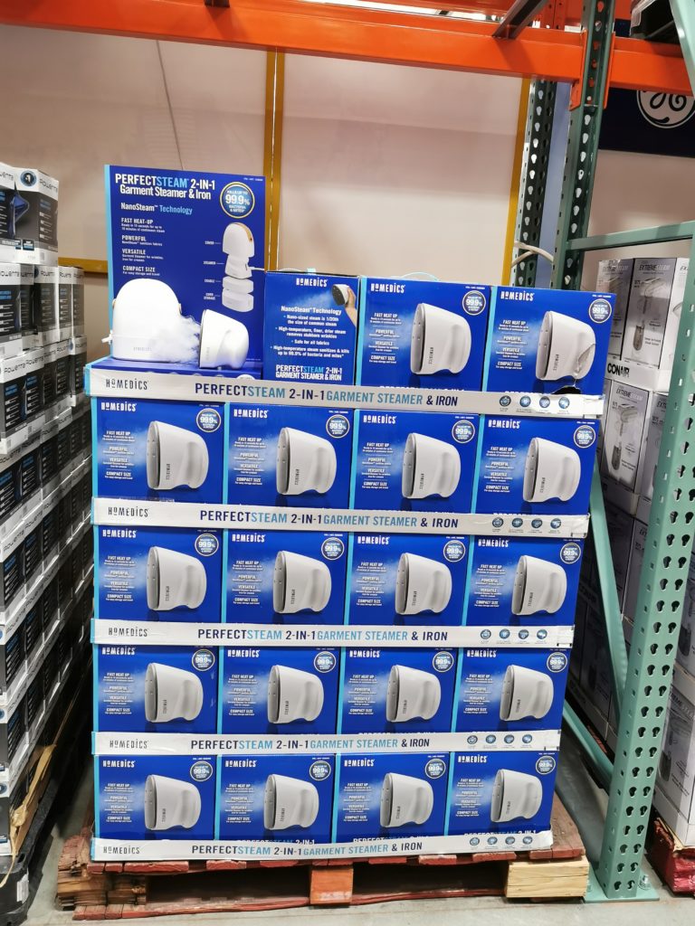 Costco1338085HoMedicsMiniGarmentSteamerandIronall CostcoChaser