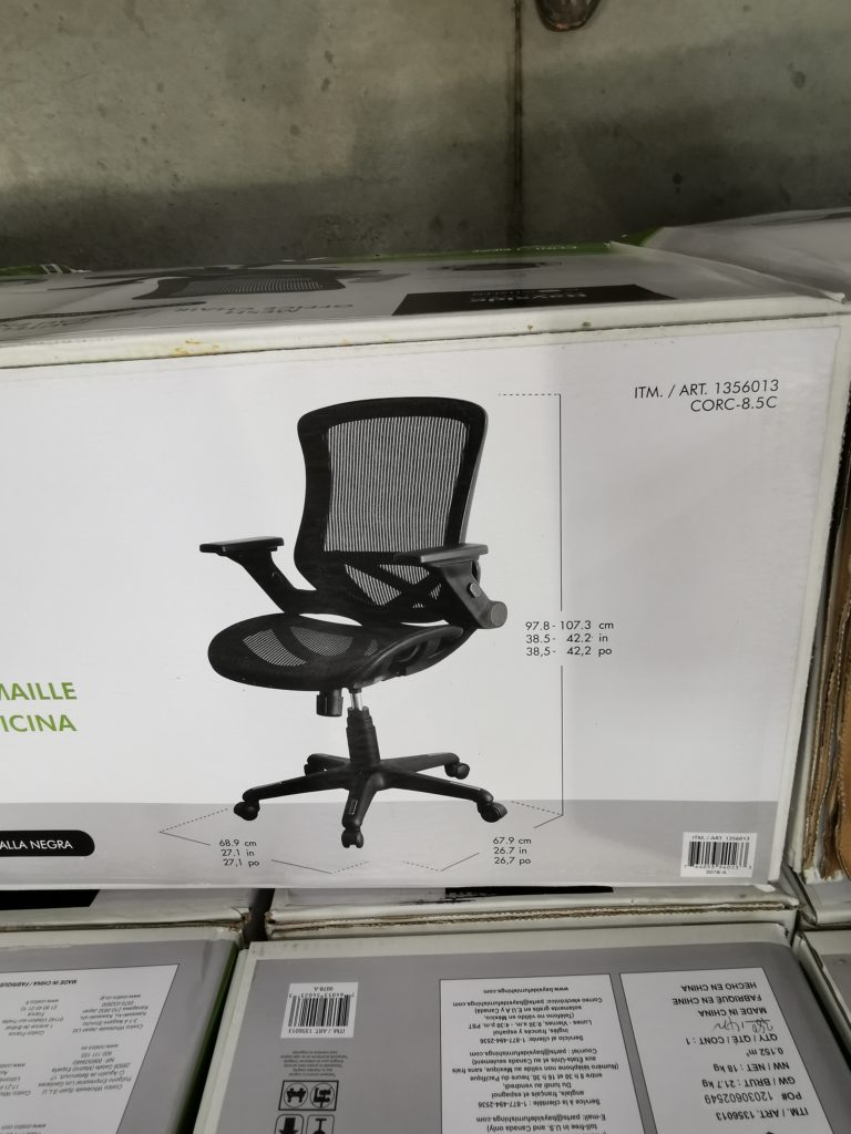 Costco1356013BaysideFurnishingsMetrexIVMes OfficeChaisize