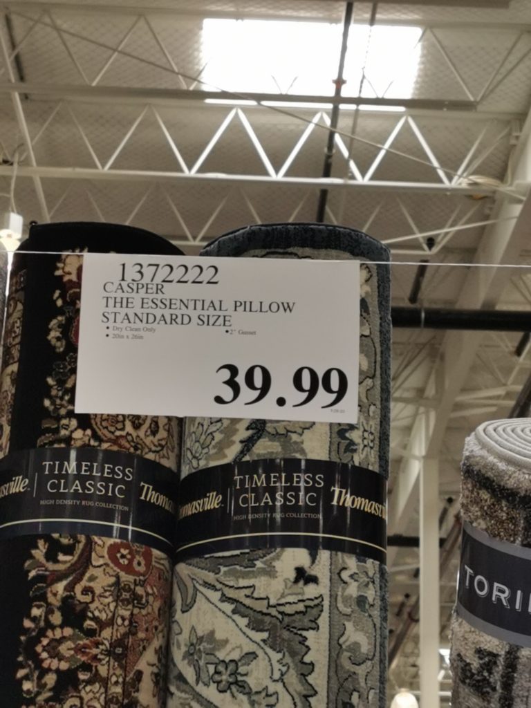 Casper The Essential Pillow Stand Size CostcoChaser