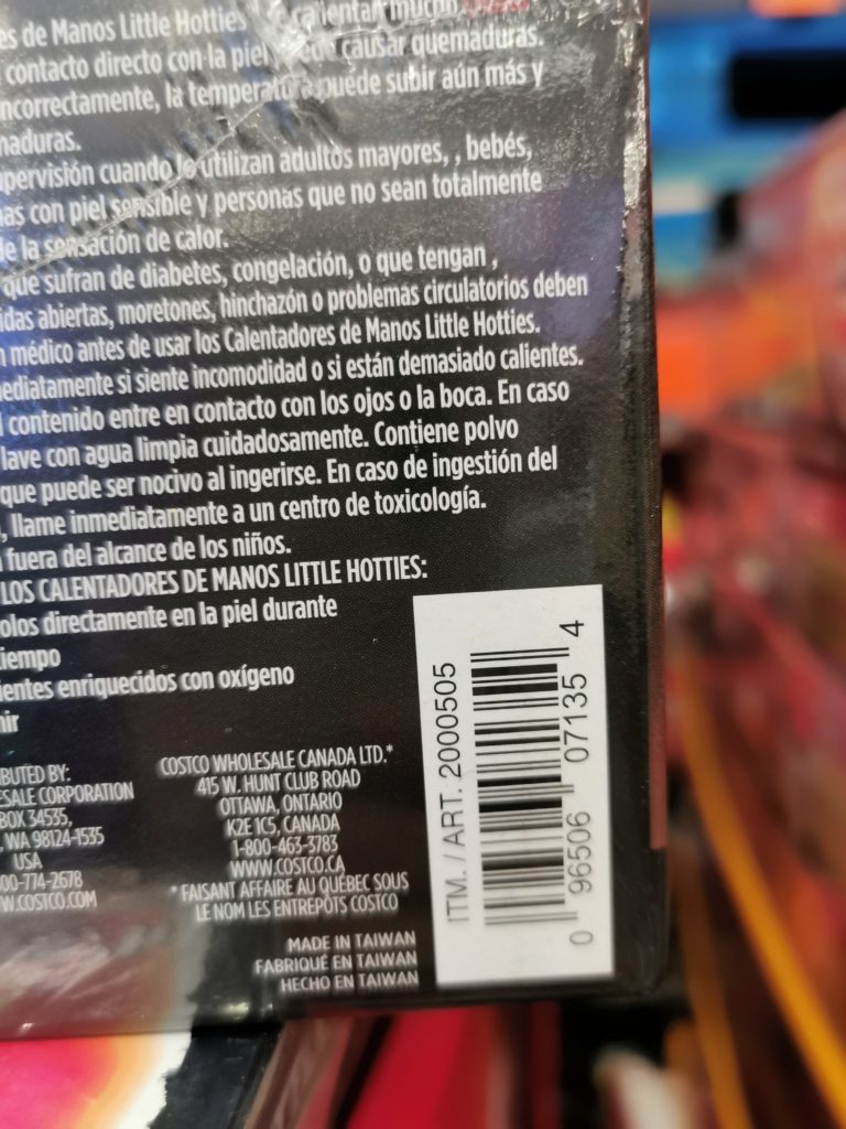 Costco2000505LittleHottiesHandWarmerbar CostcoChaser