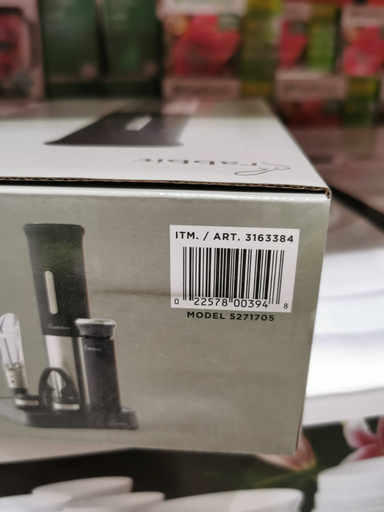 Costco3163384RabbitElectricWineOpener7PieceSetbar CostcoChaser