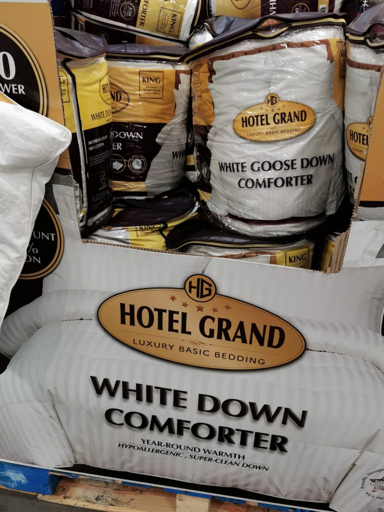 Hotel Grand White Down Goose Down Comforter King or Queen CostcoChaser