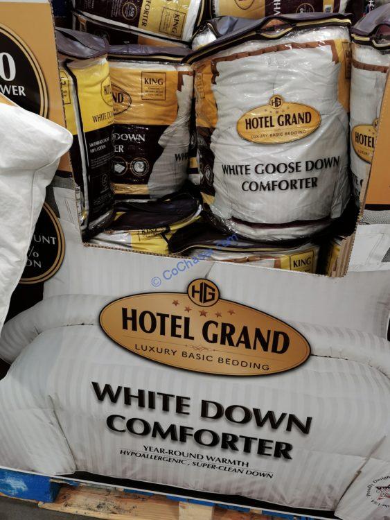 Hotel Grand White Down Goose Down Comforter King or Queen