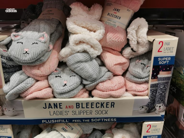 Jane and Bleecker Slipper Sock 2PK CostcoChaser