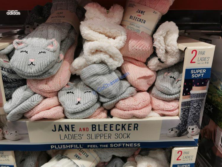 Jane and Bleecker Slipper Sock 2PK
