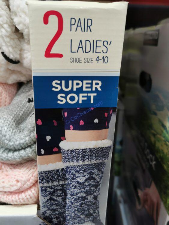 Jane and Bleecker Slipper Sock 2PK CostcoChaser