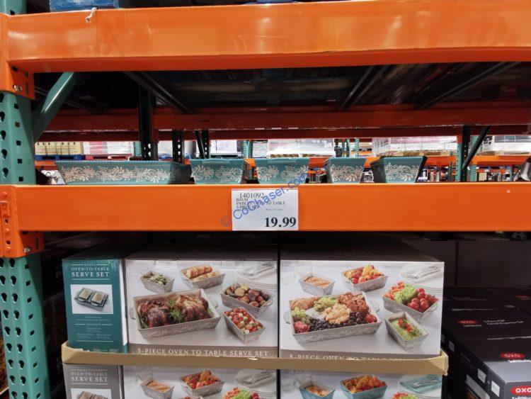 Costco1401092BAUMPaisleyOventoTable5PieceSe CostcoChaser