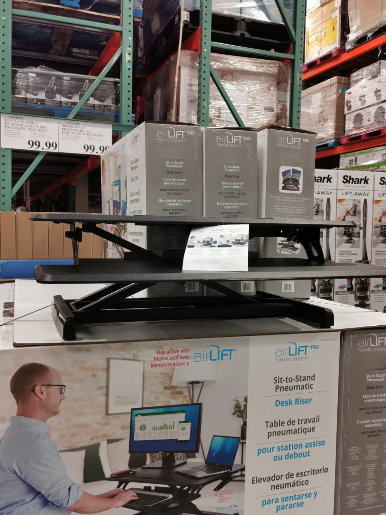 Seville Classics SitStand airLIFT PRO Pneumatic Desk Riser CostcoChaser