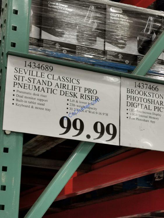 Costco1434689SevilleClassicsSitStandairLIFTPROPneumaticDesk
