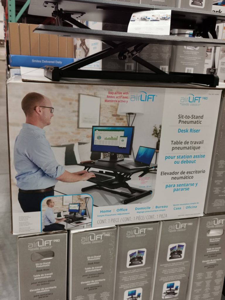 Costco1434689SevilleClassicsSitStandairLIFTPROPneumaticDesk