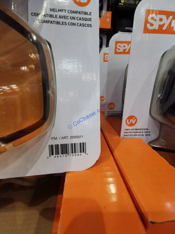 Costco2000511SpyUnderpinSnowGogglesbar CostcoChaser