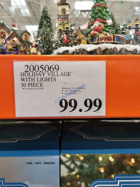 Costco2005069HolidayVillageSetwithLightstag CostcoChaser