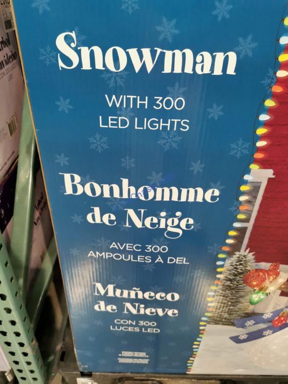 7′ PopUp Snowman with 300 Lights CostcoChaser