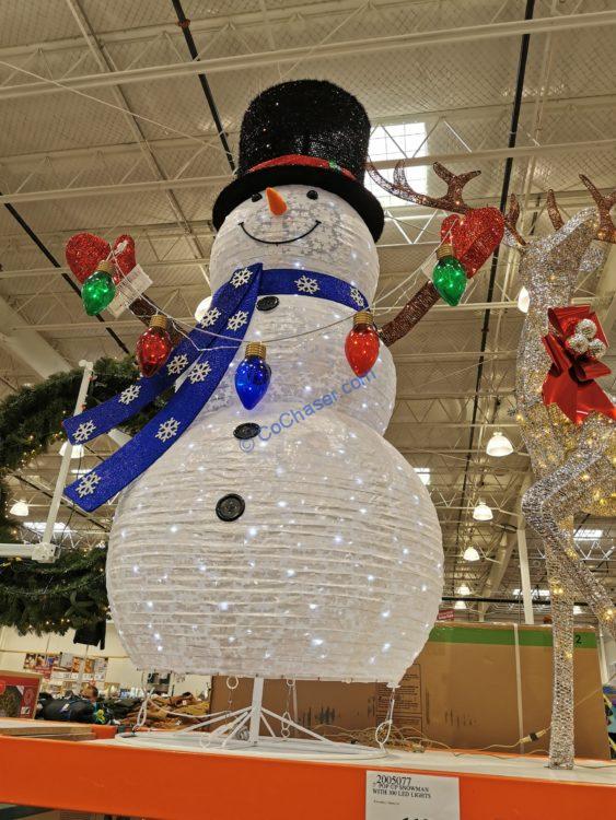 7' Pop-Up Snowman with 300 Lights