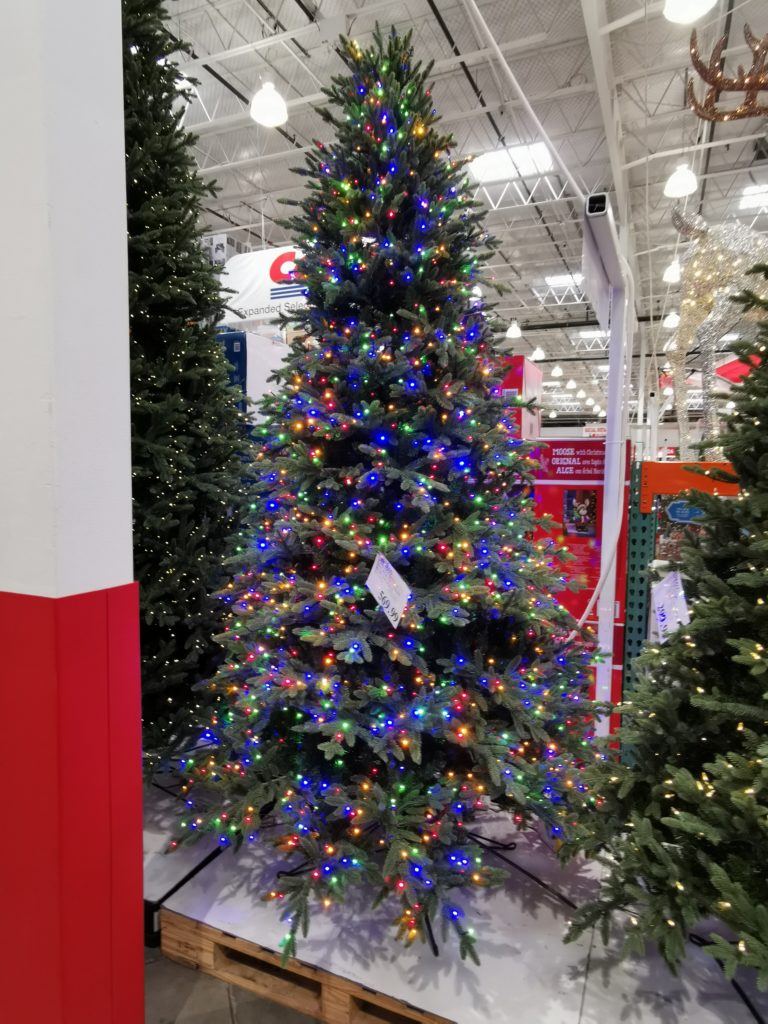 9′ PreLit Christmas tree with 2700Radiant Micro LED Lights CostcoChaser