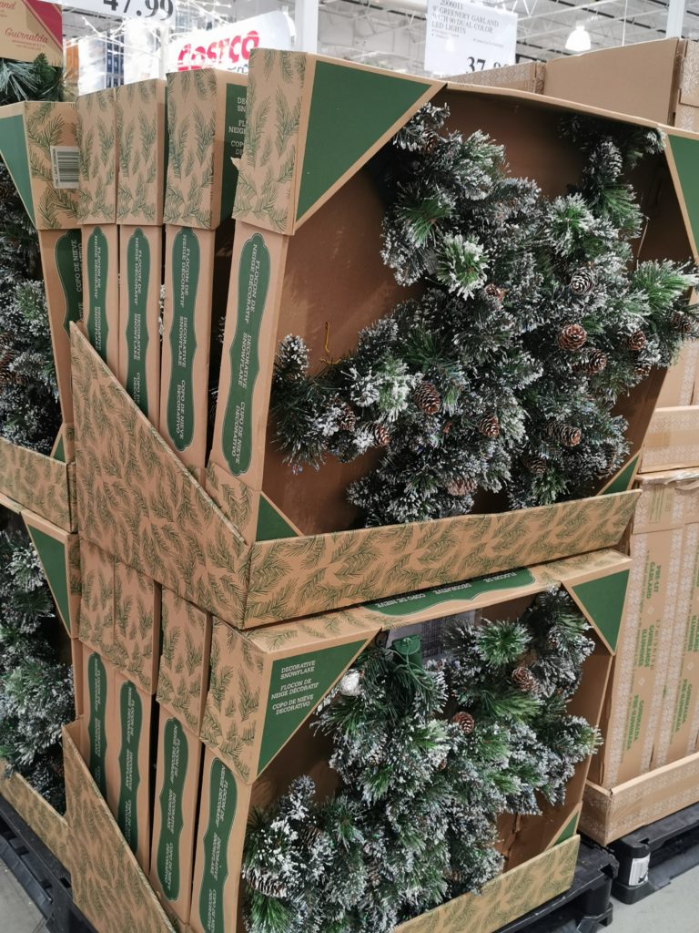 40” PreLit LED Decorative Artificial Pine Snowflake CostcoChaser