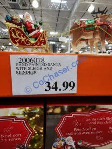 Costco-2006078-Hand-Painted-Santa-with-Sleigh-and-Reindeer -tag