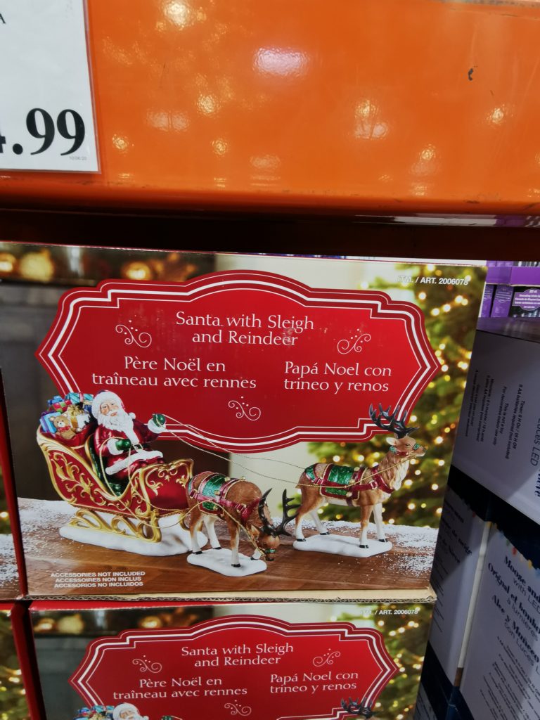 Costco2006078HandPaintedSantawithSleighandReindeer1 CostcoChaser