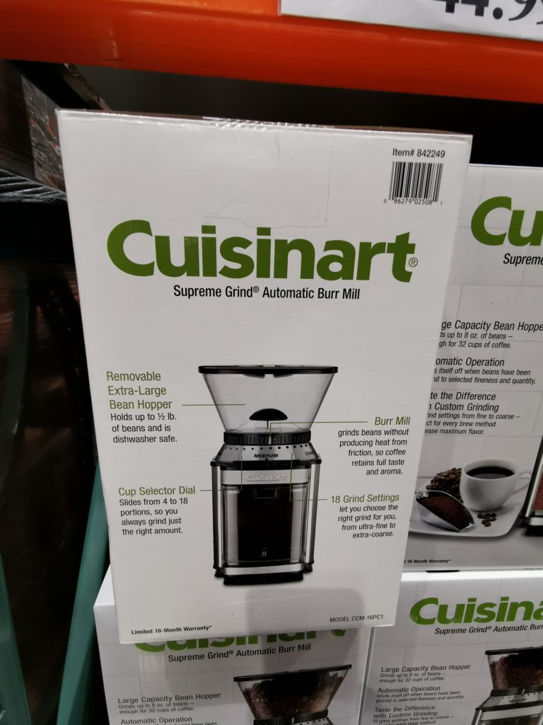 Costco842249CuisinartBurrMillGrinder CostcoChaser