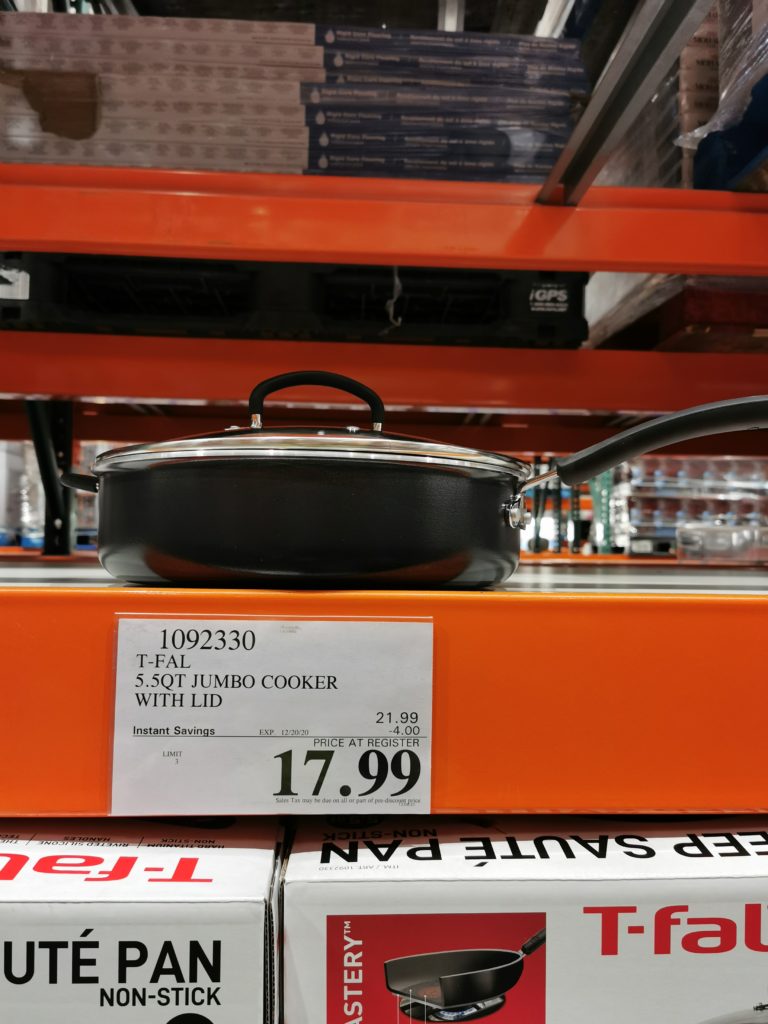 TFAL 5.5QT Hard Anodized Covered Deep Sauté CostcoChaser