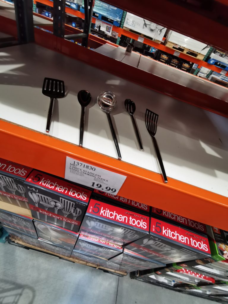 MIU 5 Piece Stainless Steel Cooking Tools CostcoChaser