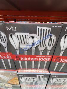 Costco-1371830- MIU-5Piece-Stainless-Steel-Cooking-Tools1