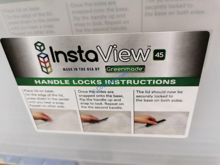 Greenmade 45QT 3 PK Storage Locking Handles with Lid CostcoChaser