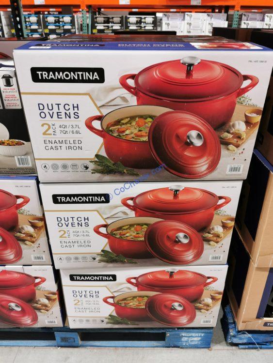 Tramontina Enameled Cast Iron Dutch Oven, 2pack CostcoChaser