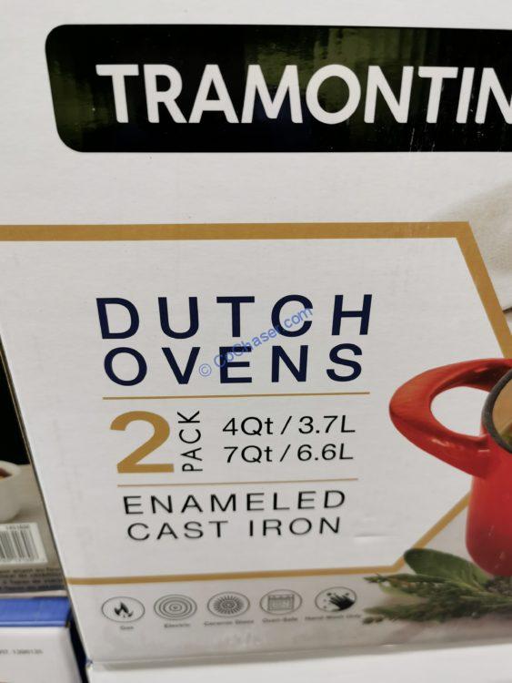 Tramontina Enameled Cast Iron Dutch Oven, 2pack CostcoChaser