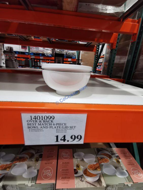 Costco1401099OverBackBestMatch6PieceBowlPlateLidSet CostcoChaser
