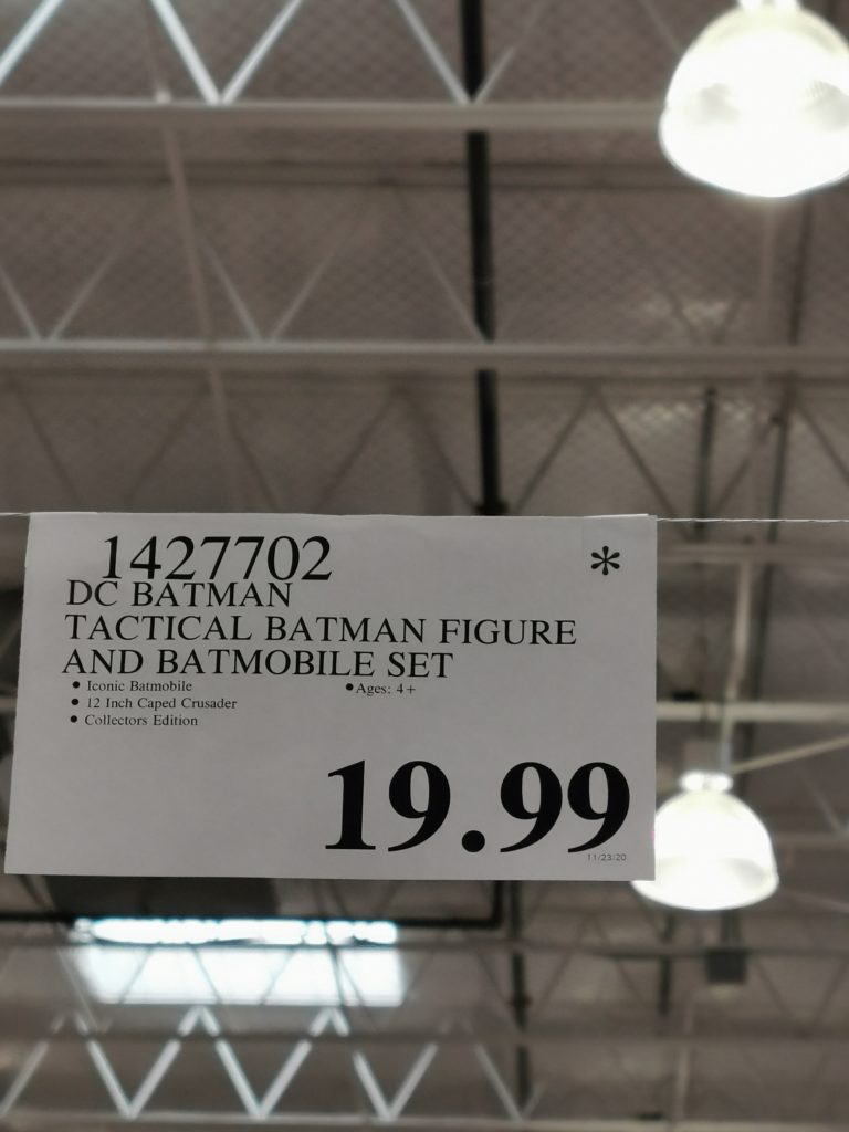 Costco1427702DC BatmanTacticalBatmanFigureandBatmobileSettag