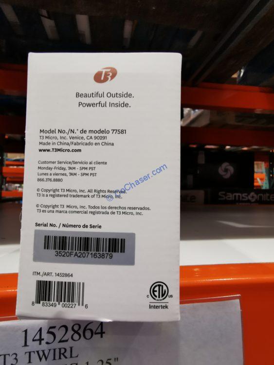 Costco1452864T3Twirl 1.25InchCeramicCurlingIron1 CostcoChaser