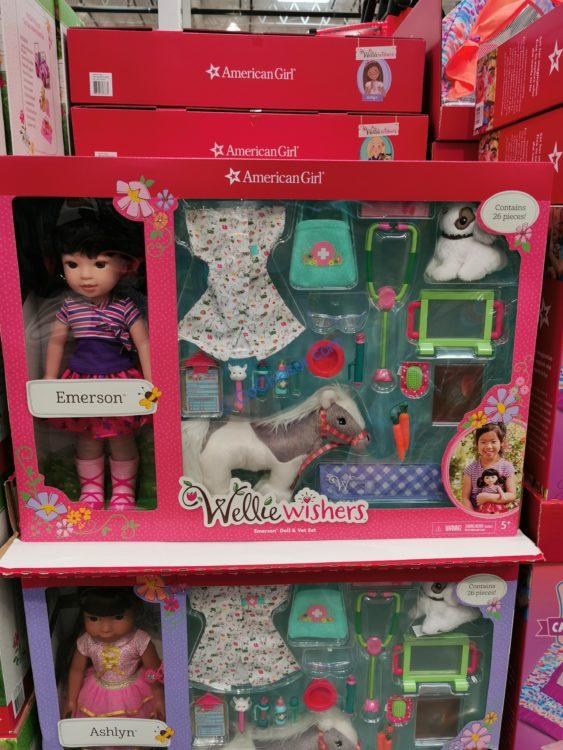 Costco-2021555-American-Girl-WellieWishers-Doll-and-Vet-Set