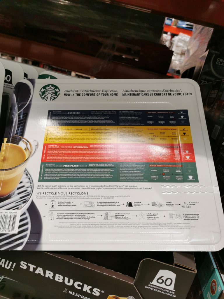Costco5092988StarbucksNespressoCapsulesVarietyPack4 CostcoChaser
