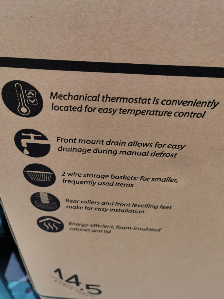 Costco1236134DanbyChestFreezerspec CostcoChaser