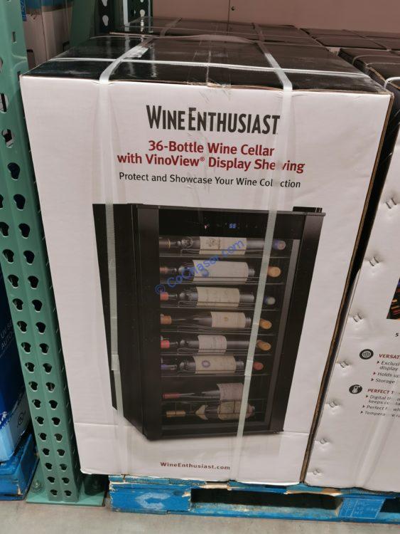 The Wine Enthusiast 36 Bottle Wine Cooler, Model#268 78 3608