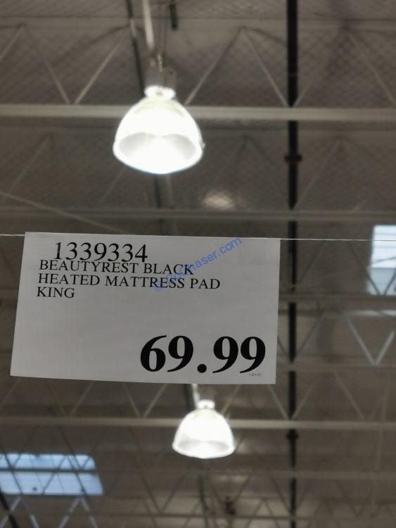 Costco13393331339334BeautyrestBlackHeatedMattressPadtag1