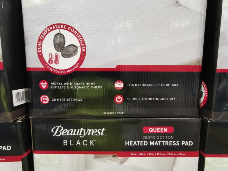 beautyrest black 400tc mattress pad costco